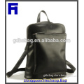 Latest fashion KOREA style black pu leather backpack bags
